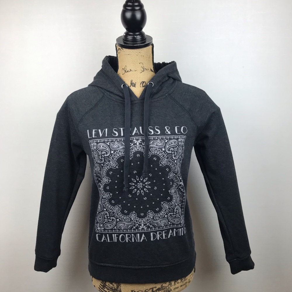 Levi’s Sweatshirt Hoodie California Dreaming EUC - Picture 6 of 11